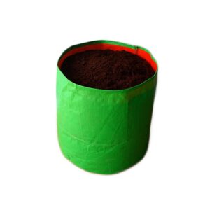 HDPE Grow Bag with Potting Soil- 15*9
